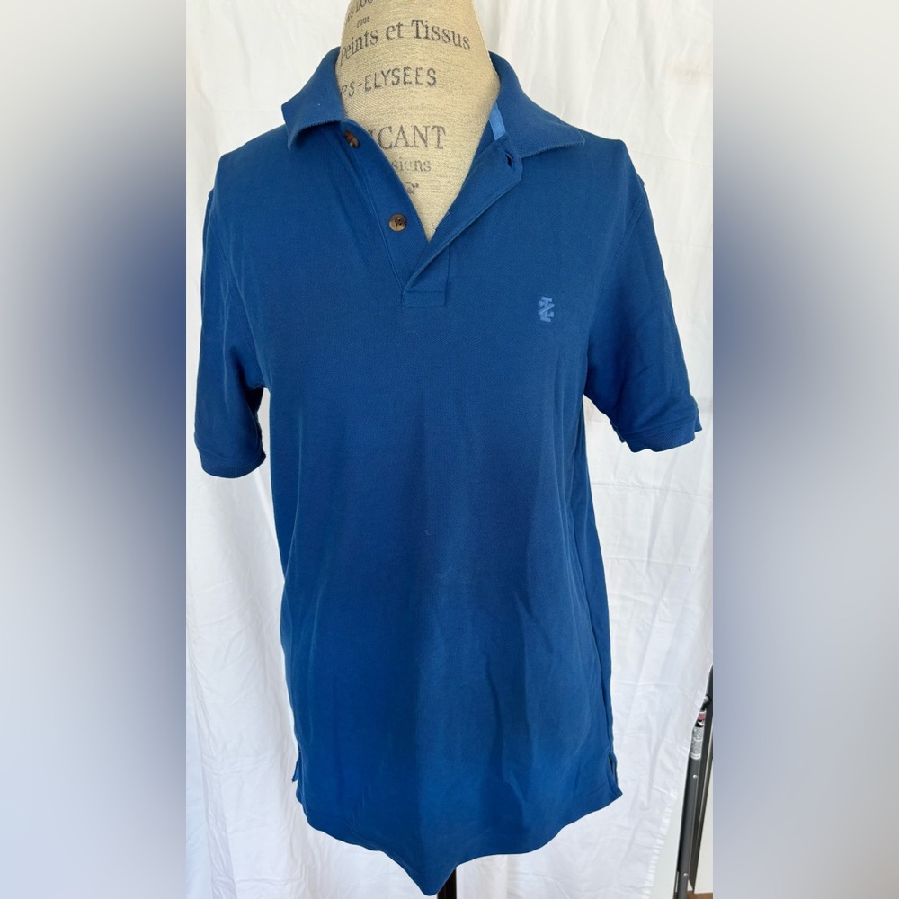 Izod Men’s Advantage Performance Classic Polo Shirt in Cerulean Blue Sz S
